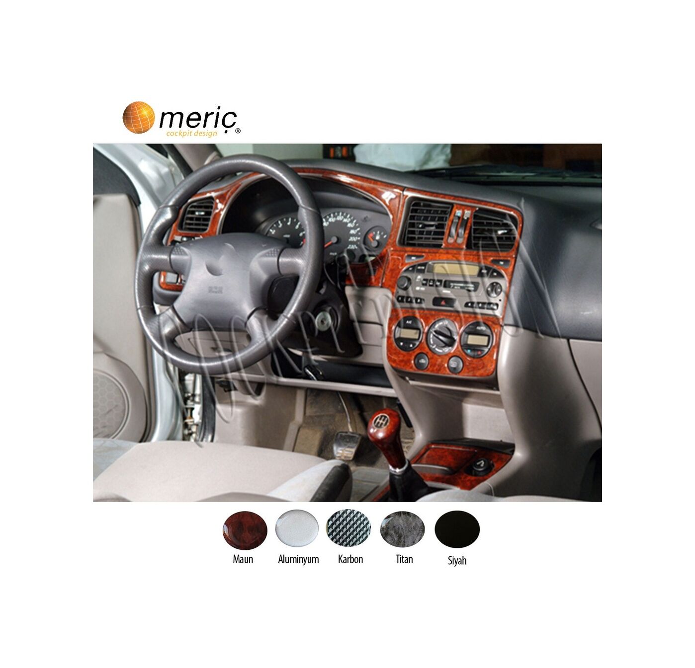 Meriç® Nissan Primera Ön Torpido Kaplama 12 Parça 1999-2002 (530156890)-Maun