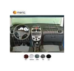 Meriç® Peugeot 206 Ön Torpido Kaplama Alu. 10 Parça 2001-2010 (530157050)-Maun Alüminyum
