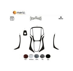 Meriç Opel Astra J Ön Torpido Kaplama 6 Parça 2015-› (530157893)-Maun Piano Black