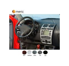 Meriç® Seat Ibiza Ön Torpido Kaplama 9 Parça 1999-2002 (530157350)-Maun Piano Black