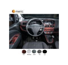 Meriç® Fiat Doblo Ön Torpido Kaplama 27 Parça 2009-2015 (530156216)-Maun Karbon