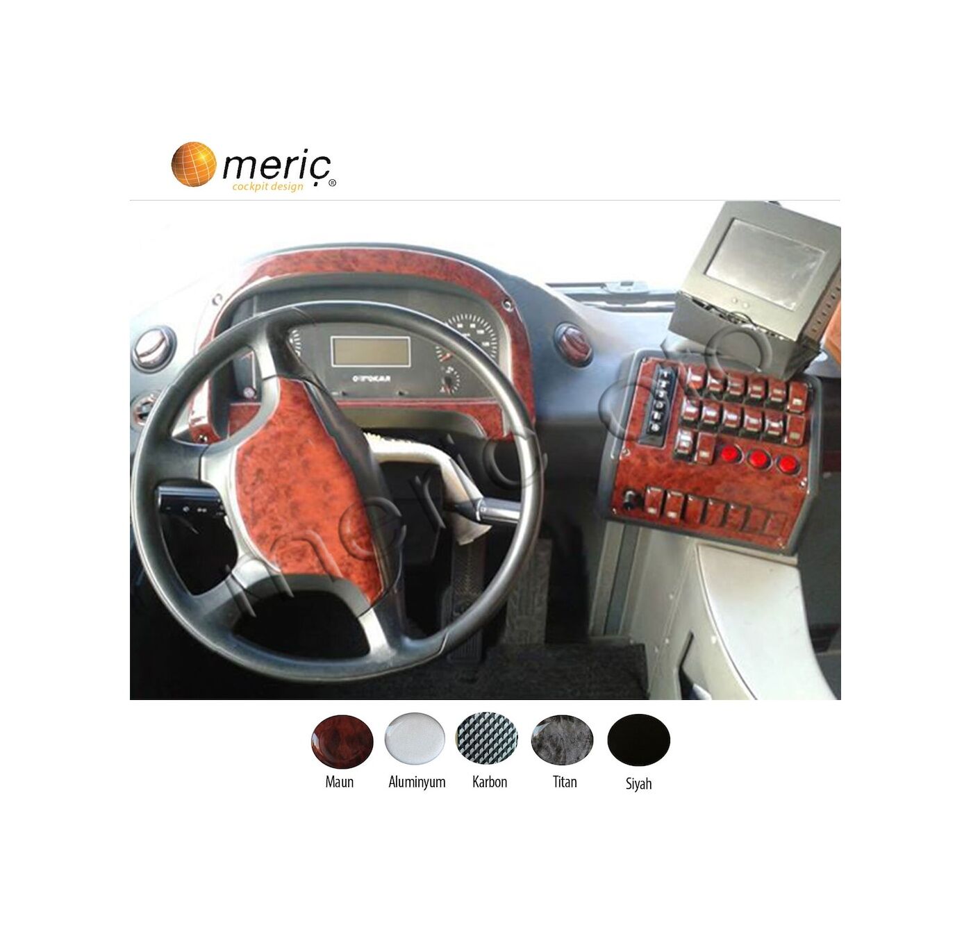 Meriç® Otokar Kent Ön Torpido Kaplama 38 Parça 2012-› (530158170)-Maun