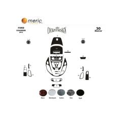 Meriç® Ford Courier Ön Torpido Kaplama 30 Parça 2014-2019 (530157816)-Maun Maun