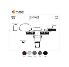Meriç® Volvo S40 / V40 Alüminyum Kaplama 10 Parça 2000-2003 (530157720)-Maun Maun