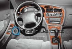 Meriç® Toyota Uyumlu Camry Ön Torpido Kaplama 14 Parça 1991-1997 (530157421) Renk - Maun Alüminyum