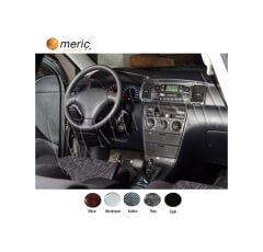 Meriç® Toyota Uyumlu Corolla Ön Torpido Kaplama 18 Parça 2002-2004 (530157494) Renk - Alüminyum