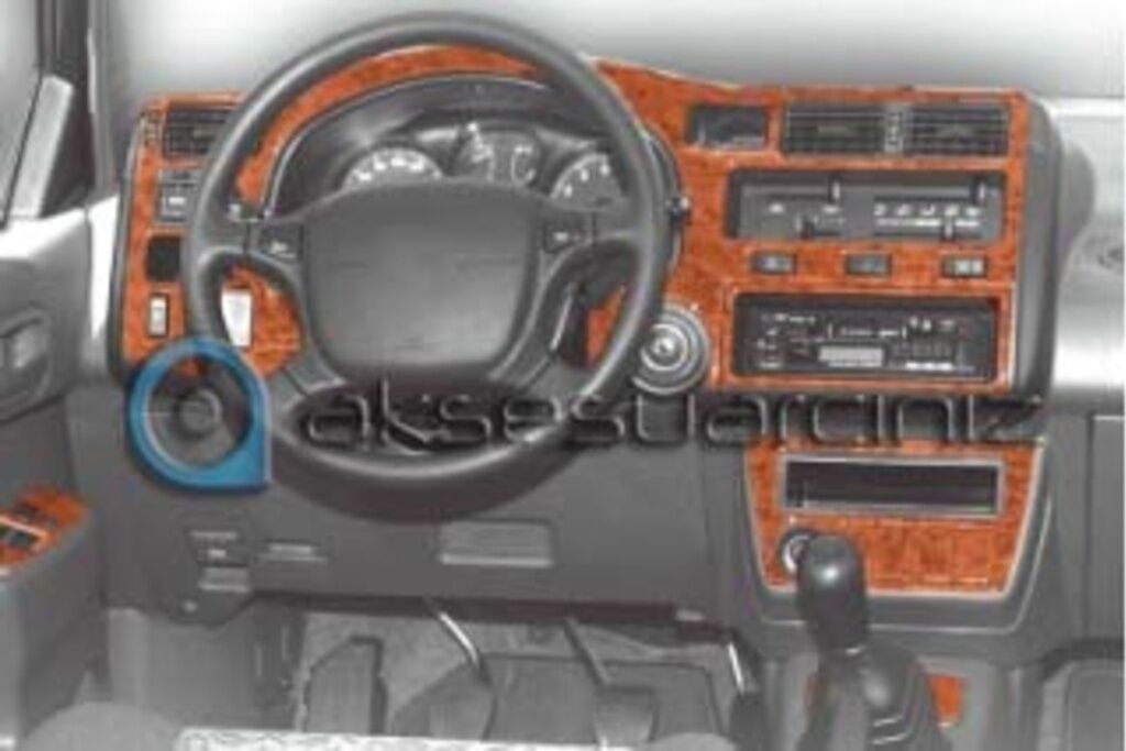 Meriç Toyota Uyumlu Rav 4 Ön Torpido Kaplama 13 Parça 1994-2000 (530157513) Renk - Maun
