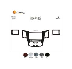 Meriç® Toyota Uyumlu Hilux Pick-Up Ön Torpido Kaplama 5 Parça 2006-2011 (530157506) Renk - Maun Titan