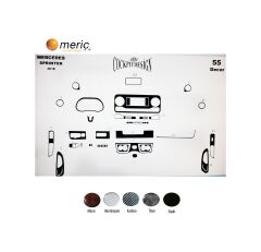 Meriç® Mercedes Sprinter W907 Ön Torpido Kaplama 58 Parça 2020-› (530158462)-Maun
