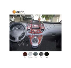 Meriç® Peugeot Partner Ön Torpido Kaplama 40 Parça 2008-2018 (530157132)-Maun Piano Black