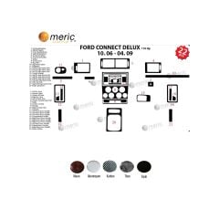 Meriç® Ford Connect Delux Ön Torpido Kaplama 22 Parça 2006-2009 (530156272)-Maun Alüminyum