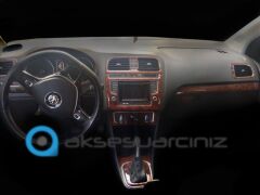 Meriç Volkswagen Polo Ön Torpido Kaplama 19 Parça 2014-› (530157937)-Alüminyum Maun