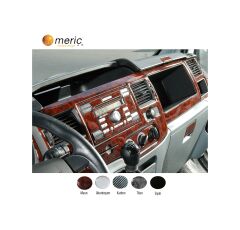 Meriç® Ford Transit Ön Torpido Kaplama 23 Parça 2006-2010 (530158079)-Maun Piano Black