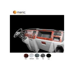 Meriç® Ford Transit Ön Torpido Kaplama 23 Parça 2006-2010 (530158079)-Maun Piano Black