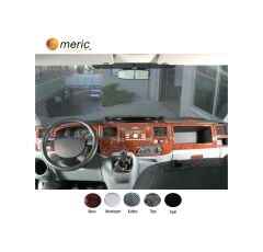Meriç® Ford Transit Ön Torpido Kaplama 23 Parça 2006-2010 (530158079)-Maun Karbon