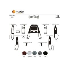 Meriç® Hyundai I30 Ön Torpido Kaplama 18 Parça 2007-2012 (530158085)-Maun