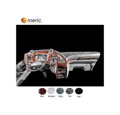 Meriç® Mitsubishi Temsa Prestige Ön Torpido Kaplama 9 Parça 12-16 (530158449)-Maun Piano Black