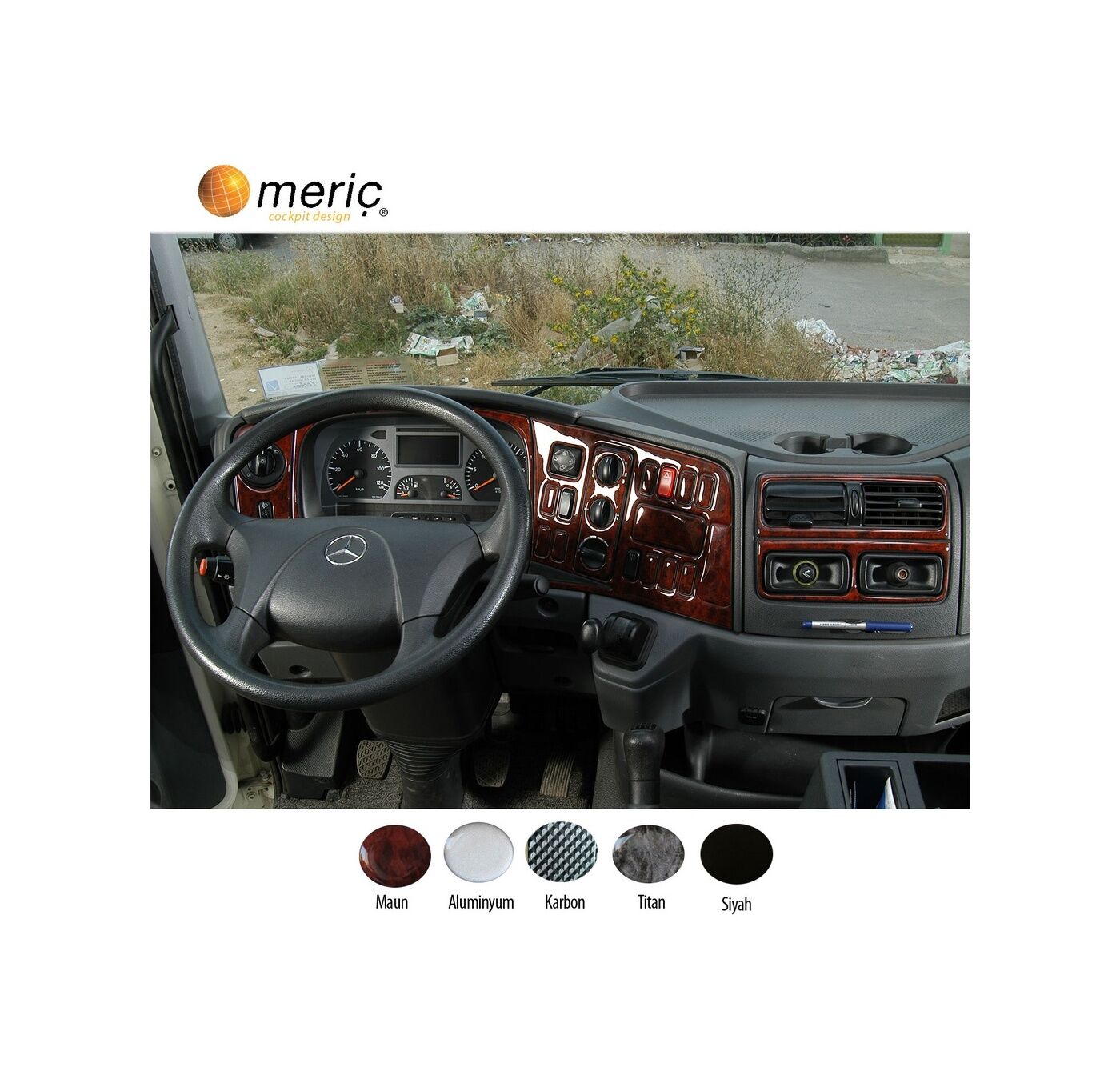 Meriç Mercedes Atego Ön Torpido Kaplama 36 Parça 2004-› (530158091)-Maun