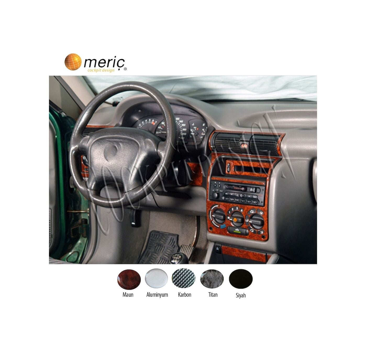 Meriç® Opel Astra F Ön Torpido Kaplama 16 Parça 1991-1998 (530156947)-Maun