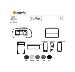 Meriç® Seat Arosa Ön Torpido Kaplama 10 Parça 1997-2001 (536152503)-Maun