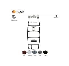 Meriç® Opel Agila Ön Torpido Kaplama 3 Parça 2000-2003 (530156945)-Maun Piano Black