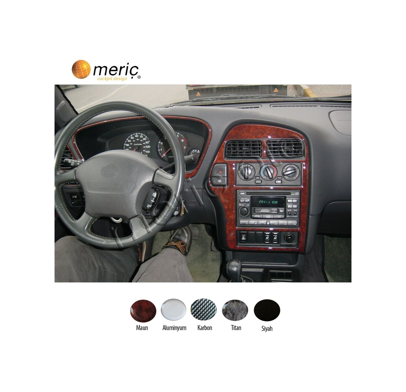 Meriç® Nissan Pathfinder Ön Torpido Kaplama 12 Parça 1996-2001 (537198937)-Maun