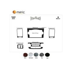 Meriç® Honda Cr-V 4X4 Ön Torpido Kaplama 8 Parça 2007-2013 (530156401)-Maun Titan