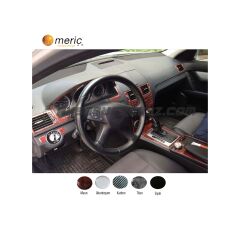 Meriç® Mercedes C180 Ön Torpido Kaplama 17 Parça 2006-2011 (537474899)-Maun Alüminyum