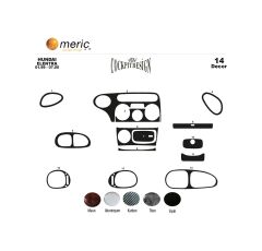 Meriç® Hyundai Elantra Ön Torpido Kaplama 14 Parça 1999-2000 (530156486)-Maun Titan
