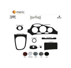 Meriç® Hyundai Coupe Ön Torpido Kaplama 8 Parça 1996-2004 (530156482)-Maun
