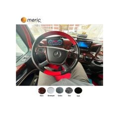 Meriç® Mercedes Actros Mp4 Ön Torpido Kaplama 32 Parça 2021-› (536146724)-Maun Piano Black