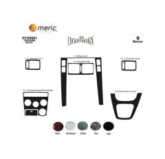 Meriç® Hyundai Tucson Ön Torpido Kaplama 9 Parça 2004-2010 (530156521)-Maun Titan