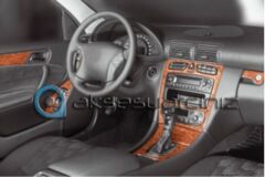 Meriç® Mercedes C Serisi Ön Torpido Kaplama 16 Parça 2000-2006 (530157832)-Maun Titan