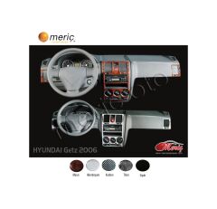 Meriç® Hyundai Getz Ön Torpido Kaplama 4 Parça 2005-2010 (530156496)-Karbon