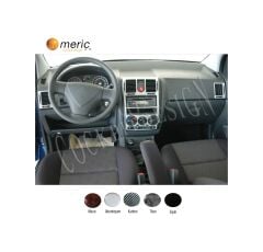 Meriç® Hyundai Getz Ön Torpido Kaplama 4 Parça 2005-2010 (530156496)-Karbon Piano Black