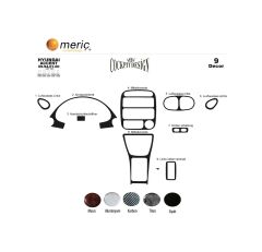 Meriç® Hyundai Accent Ön Torpido Kaplama 9 Parça 1994-2000 (530156437)-Maun Titan