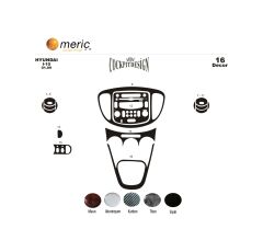 Meriç® Hyundai I10 Ön Torpido Kaplama 16 Parça 2008-2012 (530156503)-Maun Titan