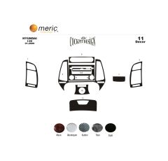 Meriç® Hyundai I20 Ön Torpido Kaplama 11 Parça 2009-2012 (530156505)-Maun