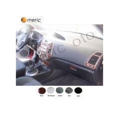 Meriç® Hyundai I20 Ön Torpido Kaplama 11 Parça 2009-2012 (530156505)-Maun Piano Black
