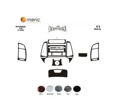 Meriç® Hyundai I20 Ön Torpido Kaplama 11 Parça 2009-2012 (530156505)-Maun Titan